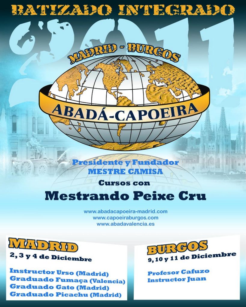 Evento organizado por Capoeira Abadá Burgos en 2011