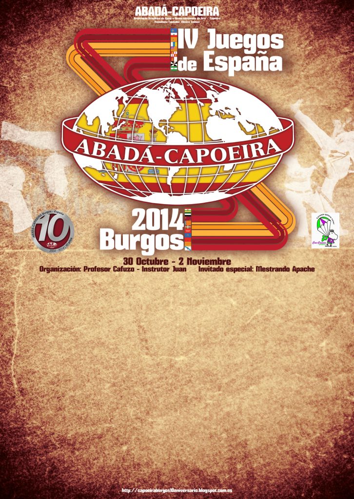 Evento organizado por Capoeira Abadá Burgos en 2014