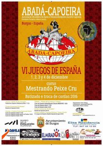 Evento organizado por Capoeira Abadá Burgos en 2016